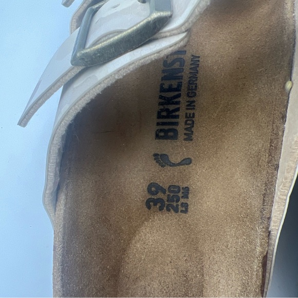 Birkenstock Sandals Womens Size EU39 US 8- 8.5 Slide Birko-Flor Desert Color - Picture 9 of 12